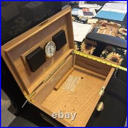 Humidor Supreme Limited Edition 2000 withKeys, Hygrometer & Humidifier, 16X9.5X8