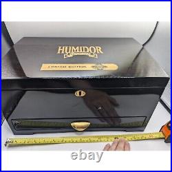 Humidor Supreme Limited Edition Cigar Humidor Box With Hygrometer & Accessories