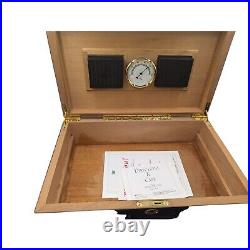 Humidor Supreme Limited Edition Cigar Humidor Box With Hygrometer & Accessories