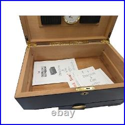 Humidor Supreme Limited Edition Cigar Humidor Box With Hygrometer & Accessories