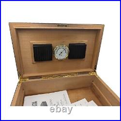 Humidor Supreme Limited Edition Cigar Humidor Box With Hygrometer & Accessories