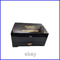 Humidor Supreme Limited Edition Cigar Humidor Box With Hygrometer & Accessories