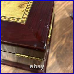 Humidor Supreme Solana Desktop Cigar Humidor with Accessory Drawer