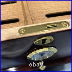 Humidor Supreme Solana Desktop Cigar Humidor with Accessory Drawer