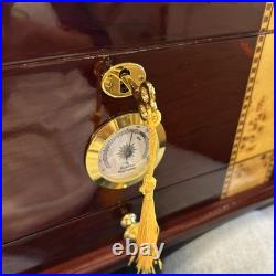 Humidor Supreme Solana Desktop Cigar Humidor with Accessory Drawer