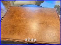 Humidor-Vintage 1979 The Lane Company Mahogany, Burled Wood Inlay, Cedar Inside