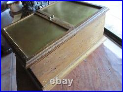 Humidor Vintage Pipe Tobacco Box Large Double Door Tobacciana