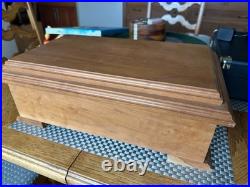 Humidor withSpanish Cedar Lining & Framed Original Labels DICK CUSTER & SEMINOLA