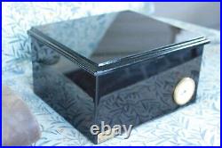 Hydromist Jeffrey Scott Vintage Cigar Humidor Box gloss black