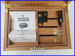 IDC Supreme Humidor 9265-24 2001 13.5x9.5 Cigar Humidor