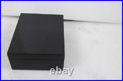Italian Made Dark Wood Modello Depositato Santoro Cigar Humidor Italian Made Dark Wood Modello Depositato Santoro Cigar Humidor