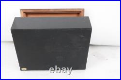 Italian Made Dark Wood Modello Depositato Santoro Cigar Humidor Italian Made Dark Wood Modello Depositato Santoro Cigar Humidor