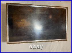 LARGE antique Heintz art metal bronze sterling silver cigar humidor box 4089