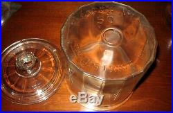 LOT Antique Vtg Tobacco CIGAR Humidor Glass Jar Louis Kindling Milwaukee WI IND