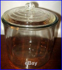 LOT Antique Vtg Tobacco CIGAR Humidor Glass Jar Louis Kindling Milwaukee WI IND