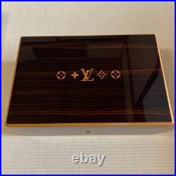 LOUIS VUITTON Cofre 75 Humidor M58562 Cigar Case withKey and Manual