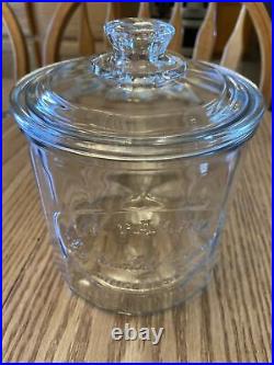 La Palina Clear Glass Cigar Jar Humidor with Lid Excellent condition