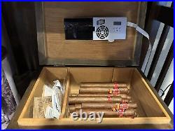 Lance Allen 50ct Humidor With Oasis And Sticks