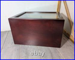 Large 3-Drawer Mahogany Cigar Humidor Glass Hygrometer Quality Importers Palermo