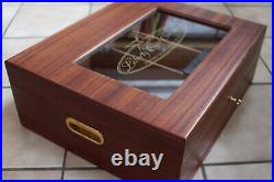 Large Age Humidor Liberty Cigar Company Wood Box Zigarrenkasten #11225