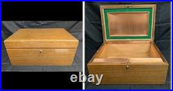 Large Mid-century Alfred Dunhill Of London Walnut Cigar Humidor Made In France