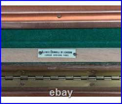 Large Mid-century Alfred Dunhill Of London Walnut Cigar Humidor Made In France