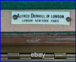 Large Mid-century Alfred Dunhill Of London Walnut Cigar Humidor Made In France