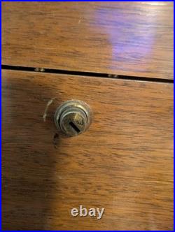 Large Mid-century Alfred Dunhill Of London Walnut Cigar Humidor Made In France