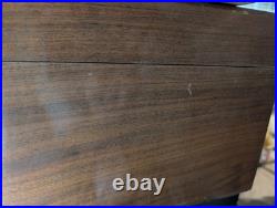 Large Mid-century Alfred Dunhill Of London Walnut Cigar Humidor Made In France