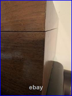 Large Mid-century Alfred Dunhill Of London Walnut Cigar Humidor Made In France