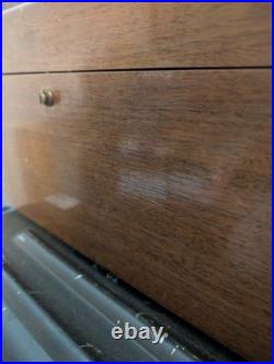 Large Mid-century Alfred Dunhill Of London Walnut Cigar Humidor Made In France