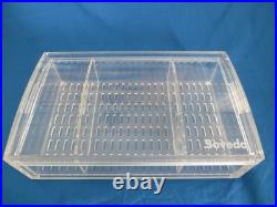 Large Original Boveda Acrylic Humidor Excellent Condition