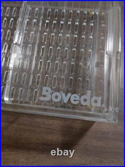 Large Original Boveda Acrylic Humidor Excellent Condition