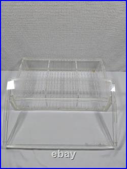 Large Original Boveda Acrylic Humidor Excellent Condition