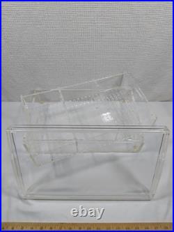 Large Original Boveda Acrylic Humidor Excellent Condition