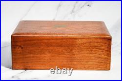 Large Vintage Mid Century Modern MCM Wood Humidor Box