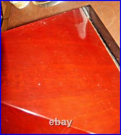 Le Veil Pyramid Humidor, Brown, Pre-owned