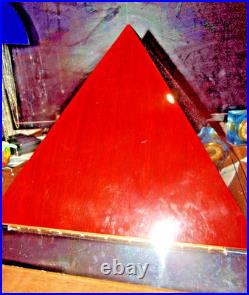 Le Veil Pyramid Humidor, Brown, Pre-owned