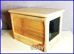 Limited Edition Solid Ash Wood Cigar Humidor with Premium Craftsmanship France