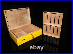 Limited Edition Wood humidor Measures 19.5 W x 14.5 D x 6.5H