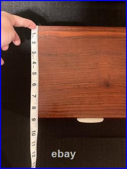 Lotus Quality Desk Cigar Humidor Fits 20-30 Sticks with Hygrometer