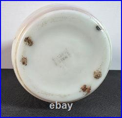 Lovely Antique Victorian Wavecrest Art Nouveau Cigars Humidor Glass Jar Box