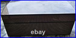 Lubinski Cellar Humidor Cigar Set Matching Carbon Effect Cedar Spain
