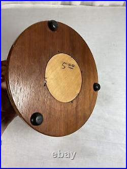 MANHATTAN 828/20 HUMIDIFIER Vintage Walnut Inlaid PIPE HOLDER & TOBACCO HUMIDOR