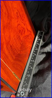 MARVERO Humidor Up to 150 cigars box 10w x 10d x 13h 2 humidifier wands