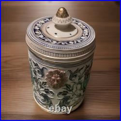 MARZI & REMY Tobacco Humidor Majolica Jar Germany