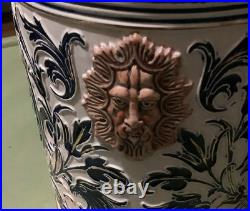 MARZI & REMY Tobacco Humidor Majolica Jar Germany