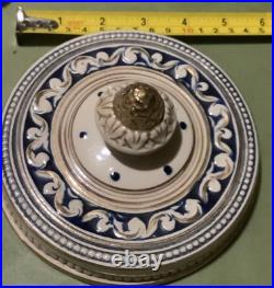 MARZI & REMY Tobacco Humidor Majolica Jar Germany