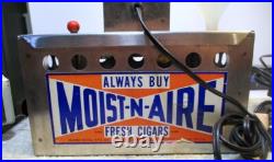 MOIST-N-AIRE Cigar Humidor Humidifier Automatic Electric Stainless Steel S-1000 MOIST-N-AIRE Cigar Humidor Humidifier Automatic Electric Stainless Steel S-1000
