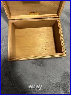 Mastero De Pajas Burl Wood 50 Cigar Humidor Made In Italy Excellent Cond